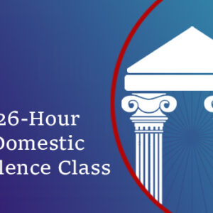 26 Hour Domestic Violence Class