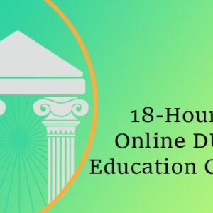 18 Hour DUI Education Class